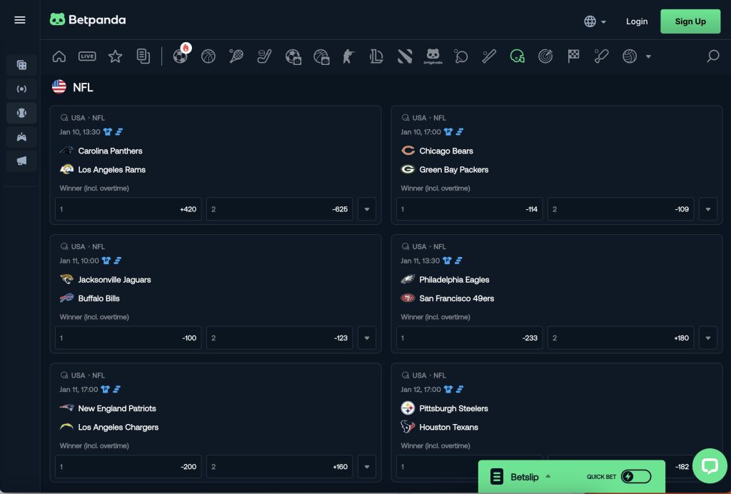 Betpanda Crypto Sports Betting Site USA